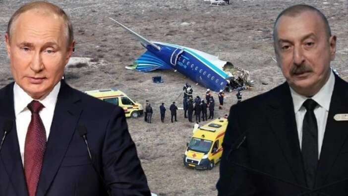 Kazakistan'da Azerbaycan uçağı düşürülmüştü! Putin'den Aliyev'e "Özür" telefonu: Ukrayna saldırıyordu, Rus hava savunması aktifti