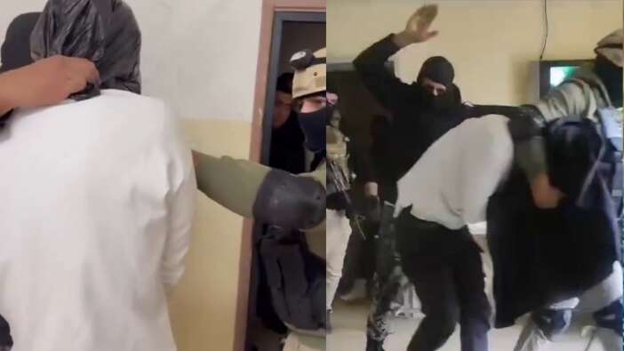 Mahmud Abbas'ın güvenlik güçleri Filistinli gencin kafasına poşet geçirip darp etti!