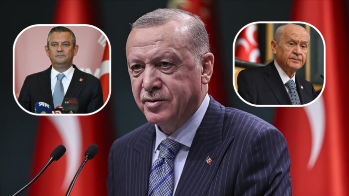 Cumhurbaşkanı Erdoğan'dan Devlet Bahçeli ve Özgür Özel'e yılbaşı tebriği