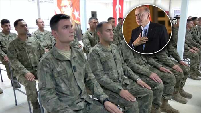 Cumhurbaşkanı Erdoğan, Batman'da görev yapan Mehmetçik'in yeni yılını kutladı