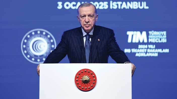 İhracatta Cumhuriyet tarihi rekoru! Cumhurbaşkanı Erdoğan duyurdu: 2024'te ihracat 262 milyar dolar oldu!