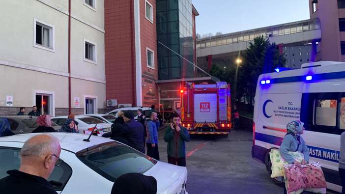 Rize son dakika haberi: Hastane yangınında 18 hasta tahliye edildi