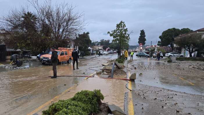 Muğla'da kuvvetli sağanak etkili oluyor