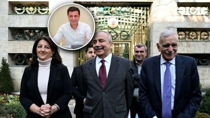 DEM Parti heyeti Demirtaş ile görüşmek için Adalet Bakanlığı'na başvurdu!