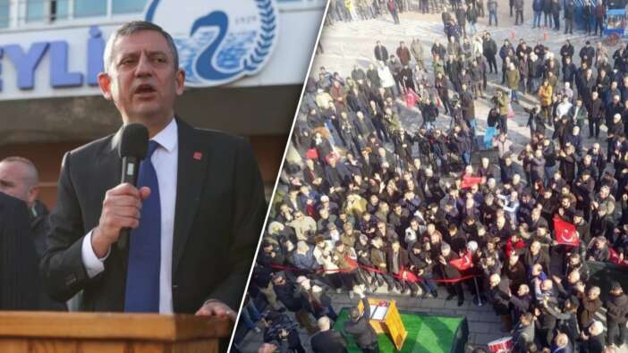 Özgür Özel, Konya Cihanbeyli'de beklediği ilgiyi bulamadı! Miting alanı boş olunca konuşmayı kısa tuttu!