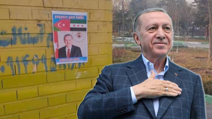 İran'da dikkat çeken görüntü: Cumhurbaşkanı Erdoğan'ın posterleri asıldı! "Şam Fatihi Erdoğan"