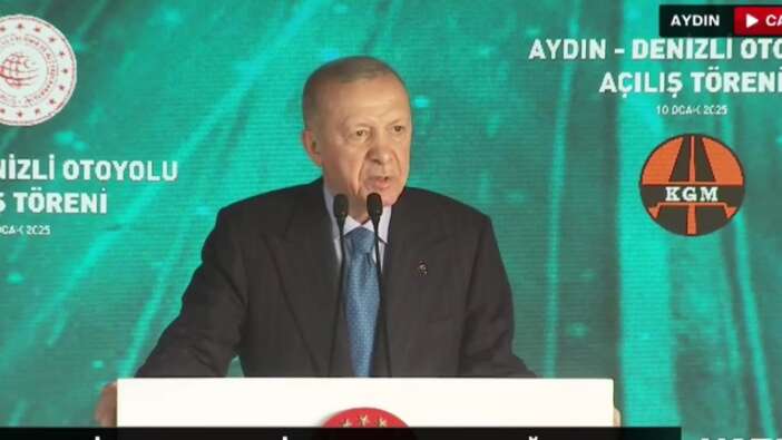 Aydın- Denizli Otoyolu açıldı! Cumhurbaşkanı Erdoğan: 2 saatlik yolculuk süresi 1 saatin altına iniyor. Bu otoyol sayesinde yıllık 7,4 milyar TL tasarruf sağlanacak!
