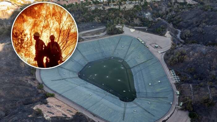 Çuvalladılar! Cayır cayır yanan Los Angeles'ta su sorunu! Rezervuarlar bomboş...