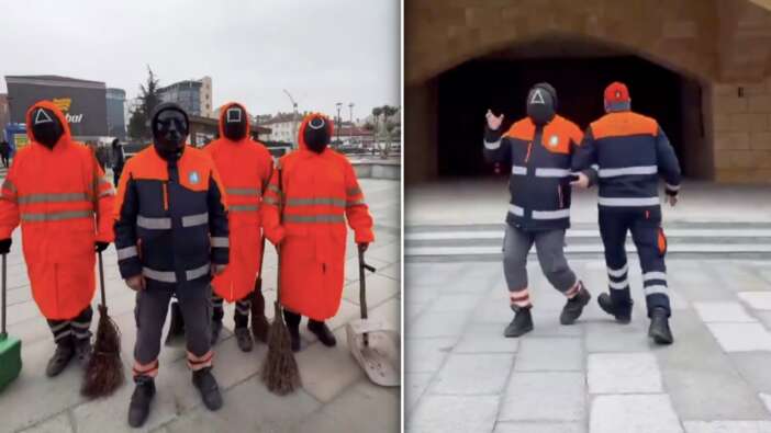Çorum Belediyesi, Squid Game akımına katıldı! "Temizlik kırmızı çizgimiz. Bizimle oyun olmaz!"