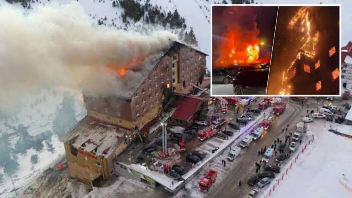 Kayak merkezinde can pazarı! Kartalkaya Kayak Merkezi'nde otel yangını: 10 ölü, 32 yaralı var!