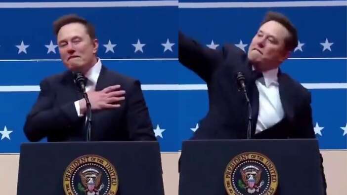 Tartışma yaratan hareket! Elon Musk 'Nazi Selamı' verdi