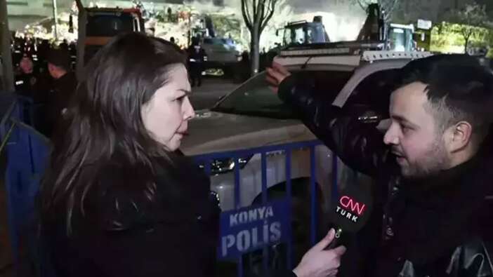 Konya'da 4 katlı bina çöktü! Binada yaşayan vatandaş o anları anlattı