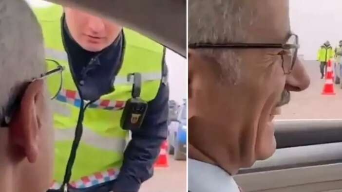İşte tebessüm dolu o anlar... Ulaştırma Bakanı Uraloğlu jandarmanın yol kontrolüne takıldı!