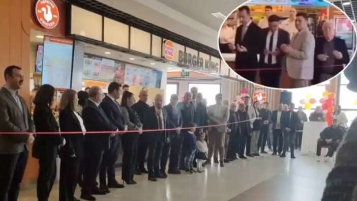 Hem de Rize'deki krizden sonra... Burger King açılışında boy gösteren AK Partililere tepki yağıyor