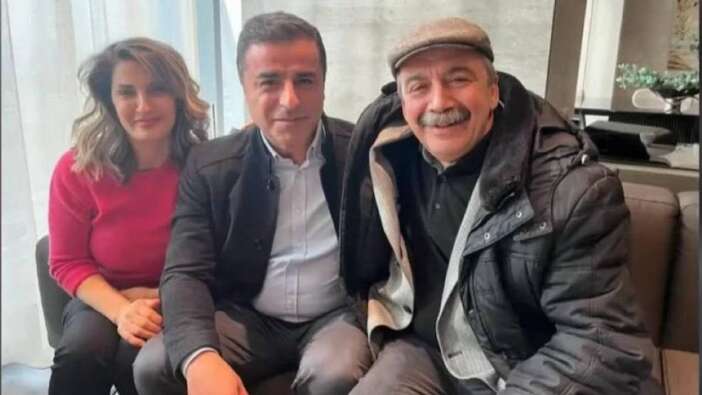 Selahattin Demirtaş'ın son hali paylaşıldı! İstanbul'da Başak Demirtaş'a refakat için cezaevinden çıktı