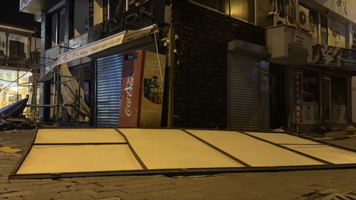Hatay'da fırtına etkili oldu
