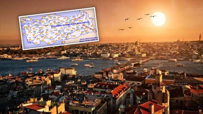 Harita güneş açtı! Meteoroloji sevindiren haberi verdi: Sıcaklıklar 4 derece birden artacak!