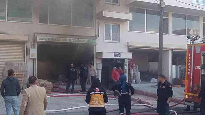 Hatay Dörtyol’da iş yeri yangını! Kontrol altına alındı...