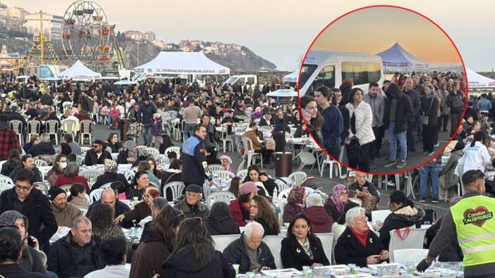 Tekirdağ Büyükşehir Belediyesi'nin  iftarında 'self servis' krizi yaşandı
