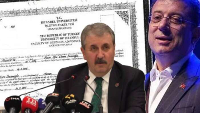Destici: Ekrem İmamoğlu belediye başkanlığı yapmıyor, usulsüz bir eğitim süreci var