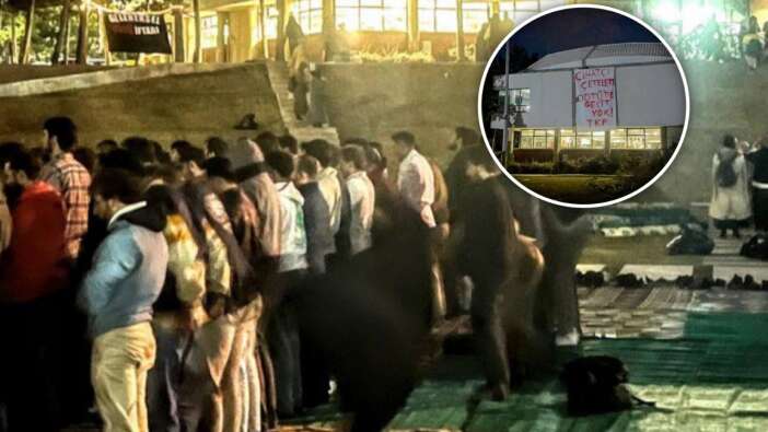 ODTÜ’de Ramazan gerginliği: TKP’den iftar ve teravihe pankartlı provokasyon!