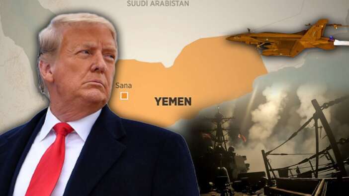 Donald Trump'dan savaş talimatı: Dünyanın gözü kulağı Yemen'de!