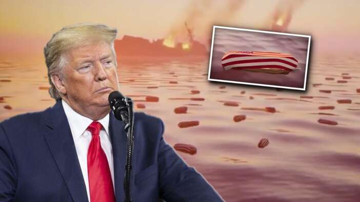 Trump'ın tehdidine Husiler'den dikkat çeken cevap! Kanlı tabutlar, batan donanma gemileri...