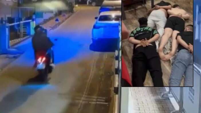 Daltonlar böyle yakalandı! Irak Konsolosluğu'na silahlı saldırıda yeni görüntüler ortaya çıktı