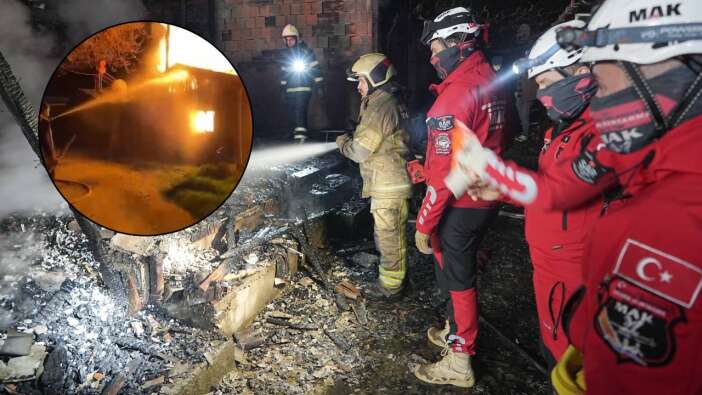Mudanya'da 18 ahşap ev yangında kül oldu, facia ucuz atlatıldı