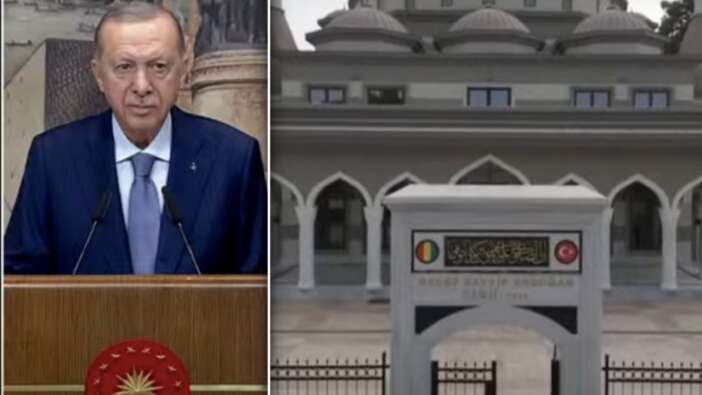 Gine'de Recep Tayyip Erdoğan Camii açıldı! Cumhurbaşkanı Erdoğan: Kardeşliğimizin nişanesi!