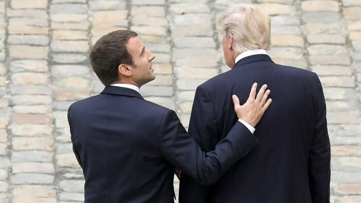 Tehdit gibi yanıt! Macron’dan Trump’a sert çıkış: “ABD daha zayıf ve fakir hale gelecek”