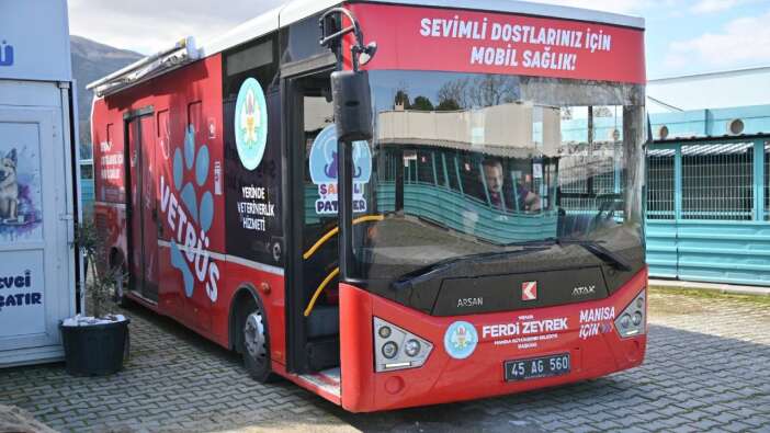 Manisa BŞB'den Vetbüs projesi; sokak hayvanlarının kısırlaştırılması ve tedavisini sağlayacak