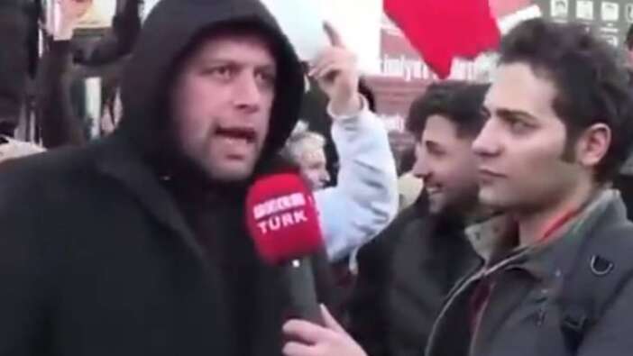 Sokak röportajında ülkenin cumhurbaşkanını ölümle, asılmakla tehdit etti