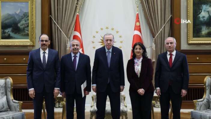 Cumhurbaşkanı Erdoğan görüşmesi sonrası DEM Parti'den ilk açıklama! "Çok daha umutluyuz"