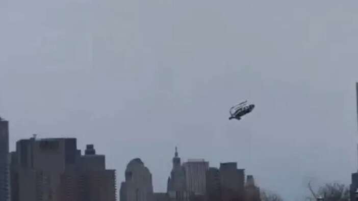 ABD'de helikopter Hudson Nehri'ne çakıldı! 6 kişi can verdi...