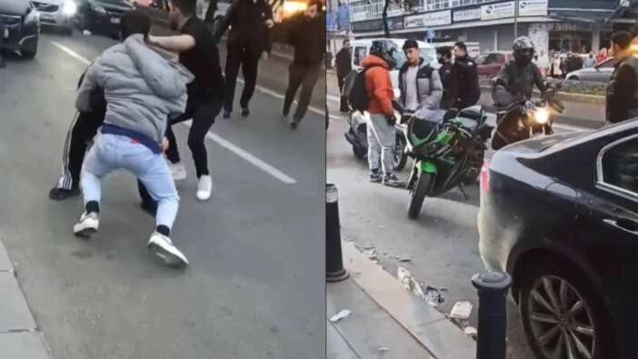 Bayrampaşa'da 4 kişi cadde üzerinde birbirine girdi, kavgada rastgele ateş açıldı