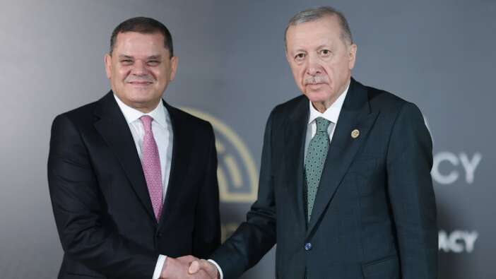Cumhurbaşkanı Recep Tayyip Erdoğan, Libya Başbakanı Abdülhamid Dibeybe ile görüştü