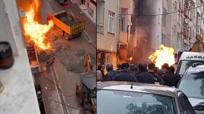 Esenyurt'ta 4 katlı binada doğal gaz patlaması