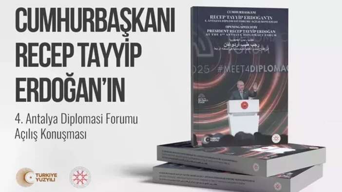 Cumhurbaşkanı Erdoğan'ın ADF'deki konuşması kitaplaştırıldı