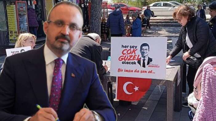 İmza kampanyasıyla adam mı salınır? Bülent Turan, Ekrem İmamoğlu’nun serbest bırakılması için çalışan CHP'yi böyle eleştirdi