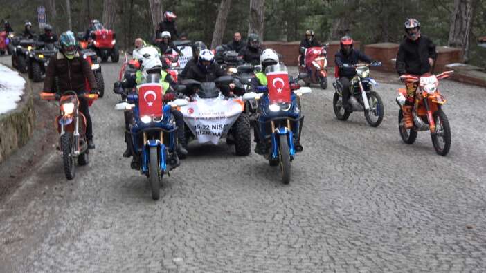 Yozgat’ta turizm haftası coşkusu! Motosiklet tutkunları Çamlık Milli Parkı’nda buluştu