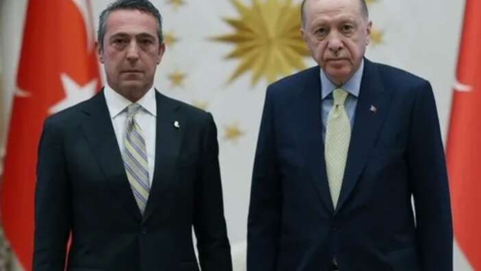 Cumhurbaşkanı Erdoğan, Ali Koç’u Cumhurbaşkanlığı Külliyesi’nde kabul etti