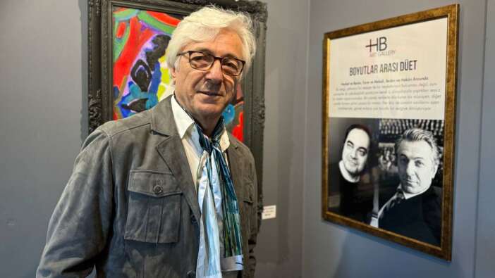 "Boyutlar Arası Düet" sergisinin HB Art Gallery'de