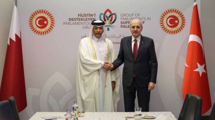 TBMM Başkanı Numan Kurtulmuş'tan Katar'a Filistin teşekkürü