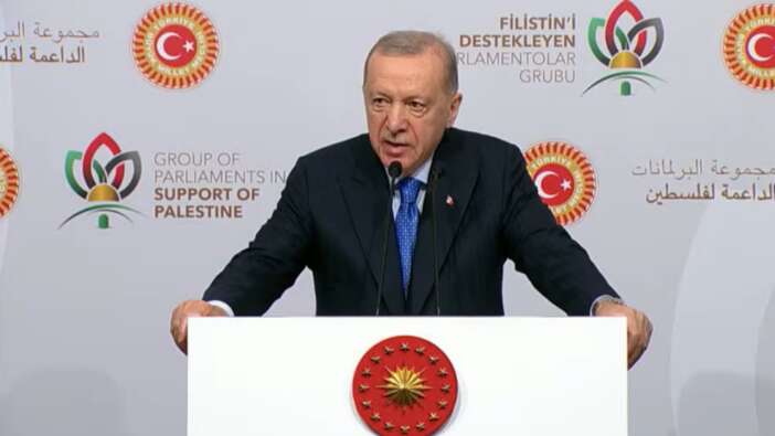 "Gazze Gazzelilerindir" diyen Cumhurbaşkanı Erdoğan'dan sürgün planına tepki: Asla tahammülümüz olamaz!