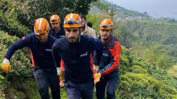 İstanbul'dan memleketi Rize'ye çay toplamaya gitti, ilkel teleferikten düşerek can verdi