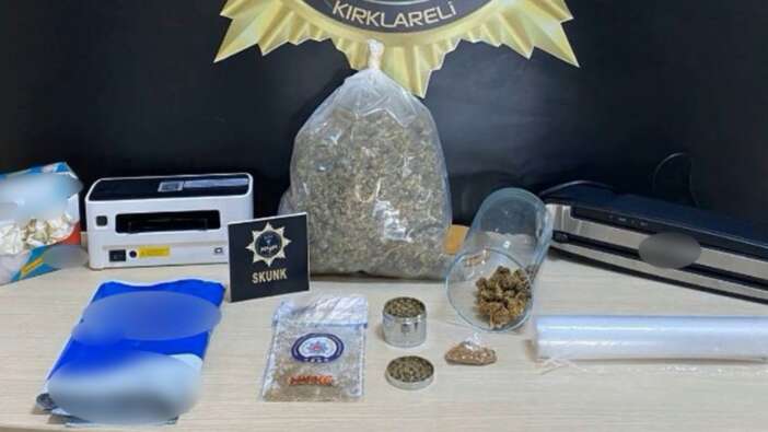 Kırklareli merkezli 22 ilde uyuşturucu operasyonu: 28 gözaltı, 3 tutuklama