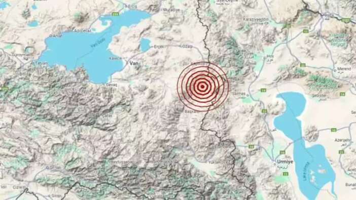 Van'da 3,2 büyüklüğünde deprem!