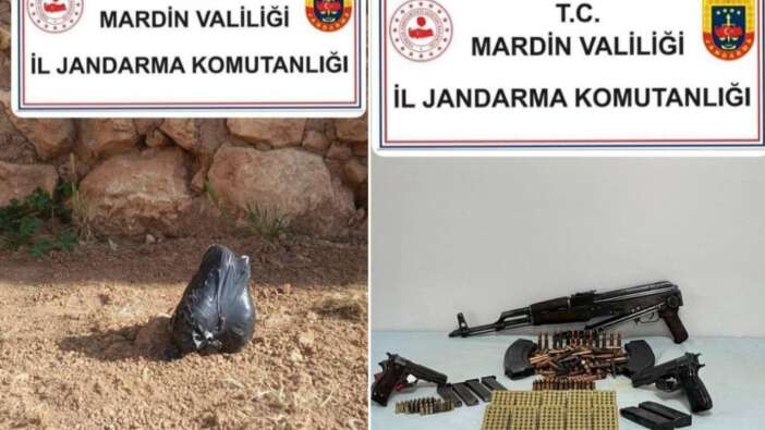 Mardin Kızıltepe’de cephanelik ev: El bombaları ve silahlar ele geçirildi, şüpheli tutuklandı