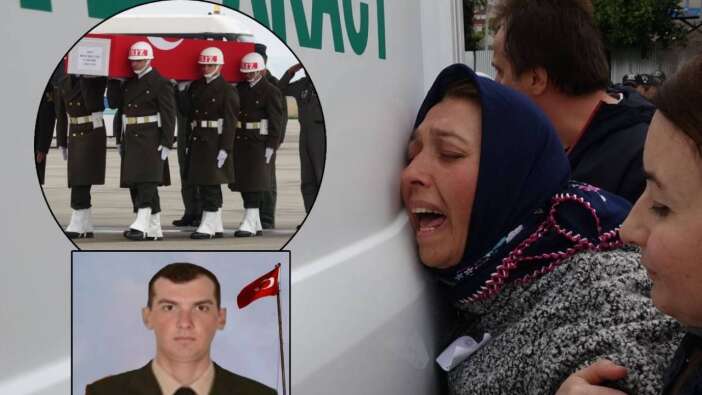 Trabzon’a şehit ateşi düştü! Şehit Piyade Uzman Onbaşı Berat Mecit Day'ın cenazesi evine getirildi